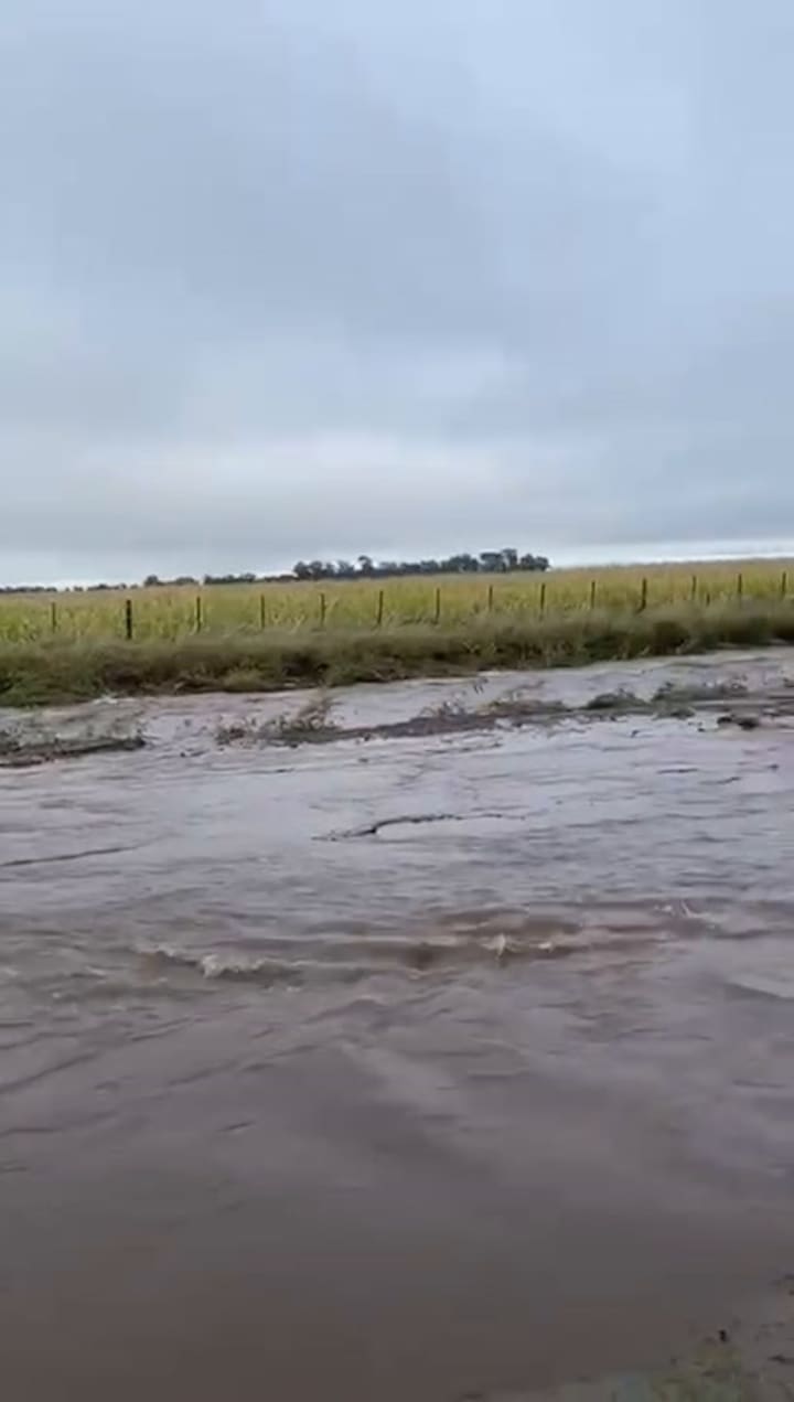 Inundaciones en los partidos de Olavarria