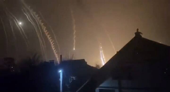 El bombardeo en Kiev, la capital de Ucrania