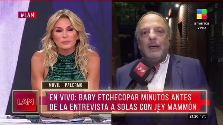 Baby Etchecopar habló sobre la entrevista que le hizo a Jey Mammon