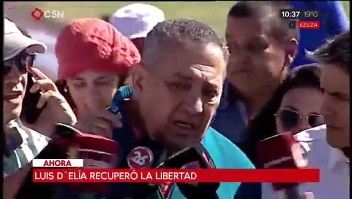 D'Elia salió de la cárcel y apuntó contra Macri y Bonadio