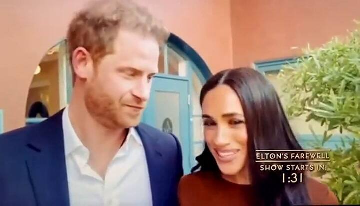 El saludo de Meghan y Harry para Elton John