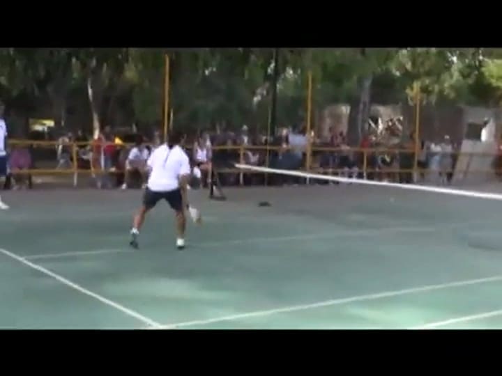Un tenis bien criollo