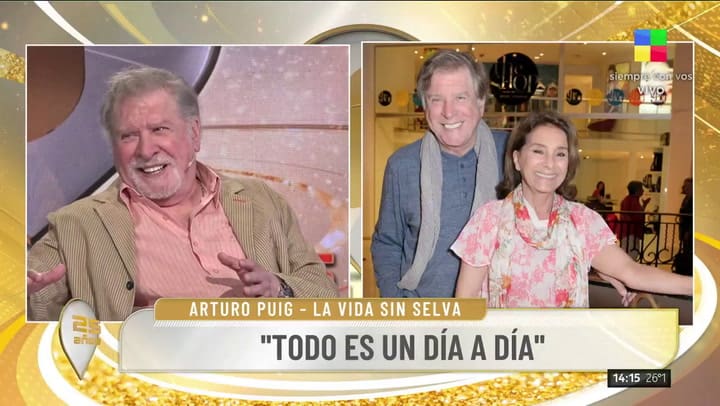 Arturo Puig contó lo difícil que es su vida sin Selva Alemán y emocionó a todos