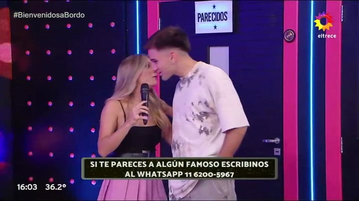 Un participante sorprendió en Bienvenidos a Bordo por su parecido a Julián Álvarez