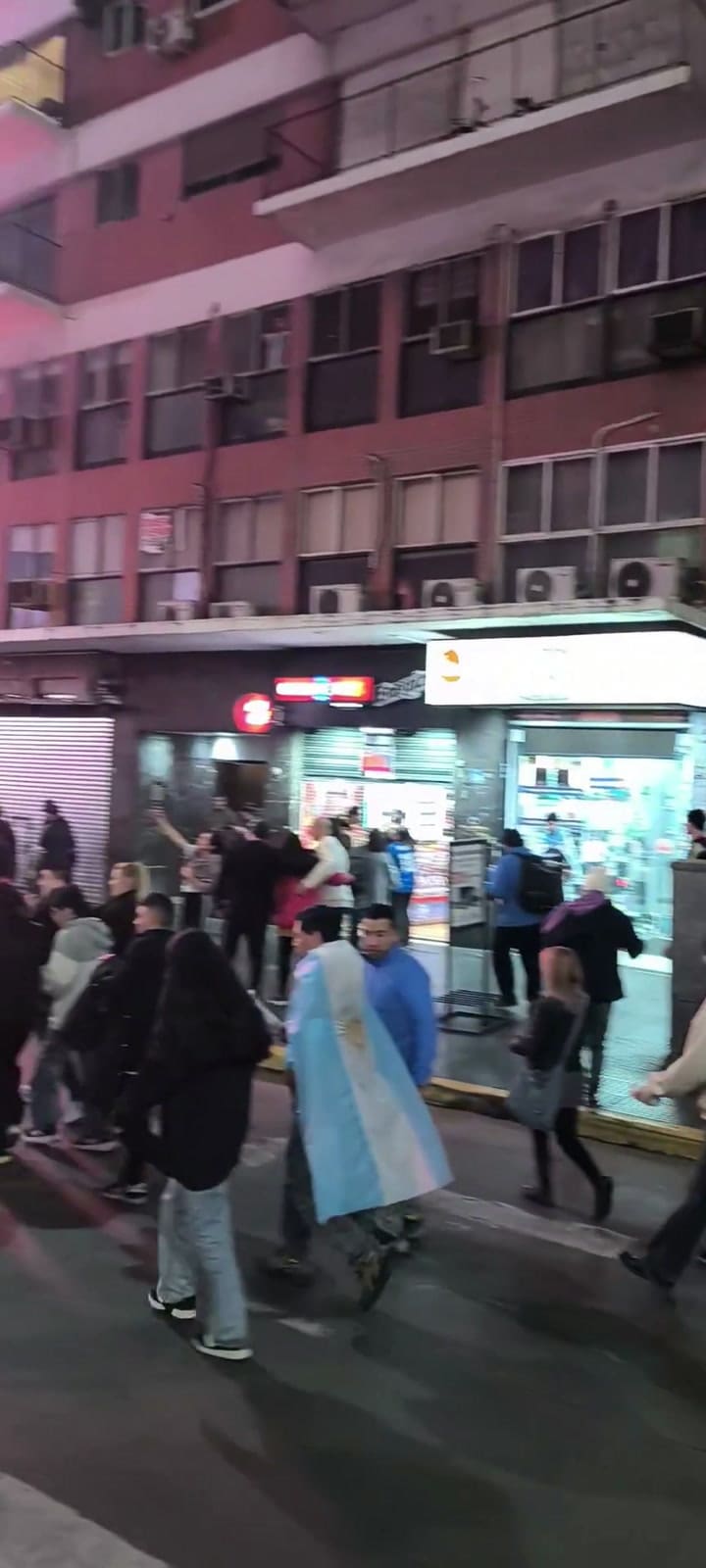 Festejos en el Obelisco