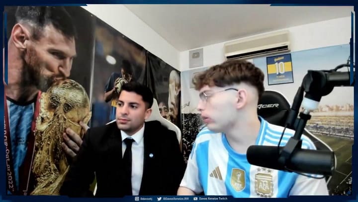 Davo Xeneize contó cómo fue el encuentro con Lionel Messi