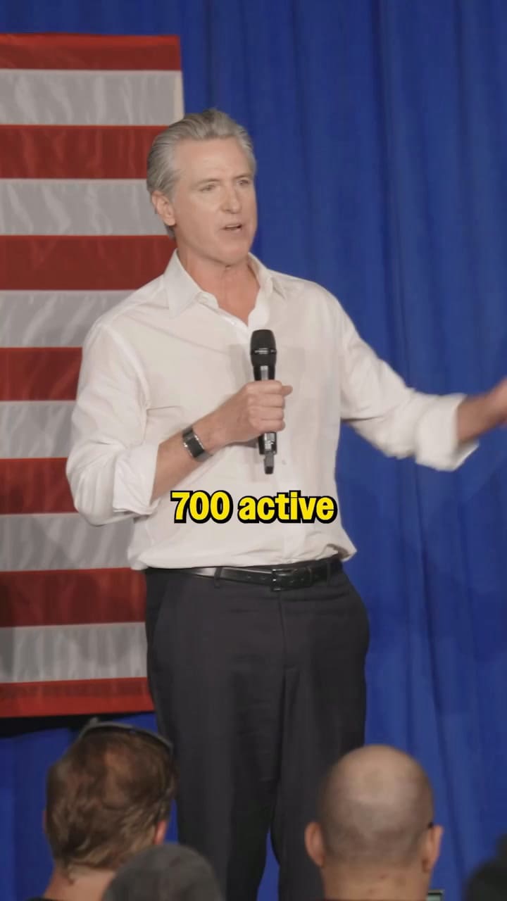El discurso de Gavin Newsom sobre la importancia de las elecciones en California