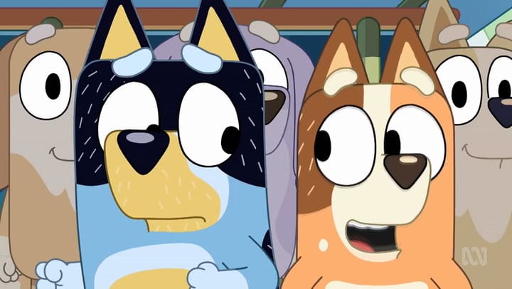 Modo baile de Bluey
