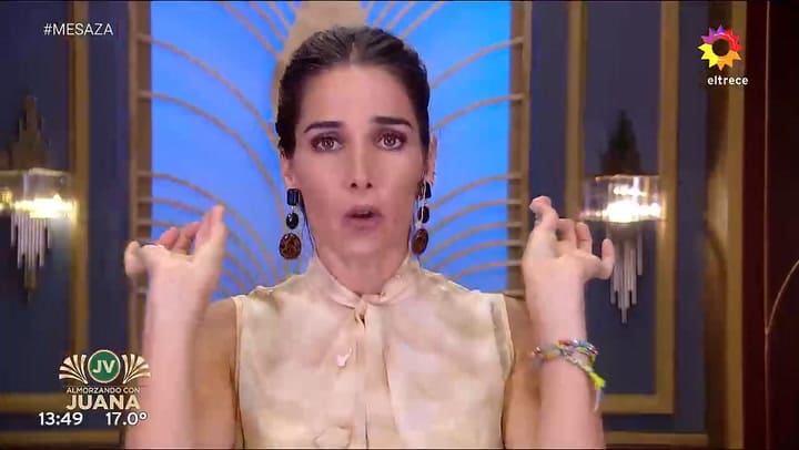 Juanita llevo un look de Avatar