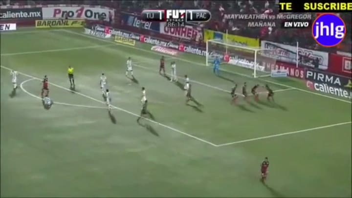 Su único gol en México, de chilena