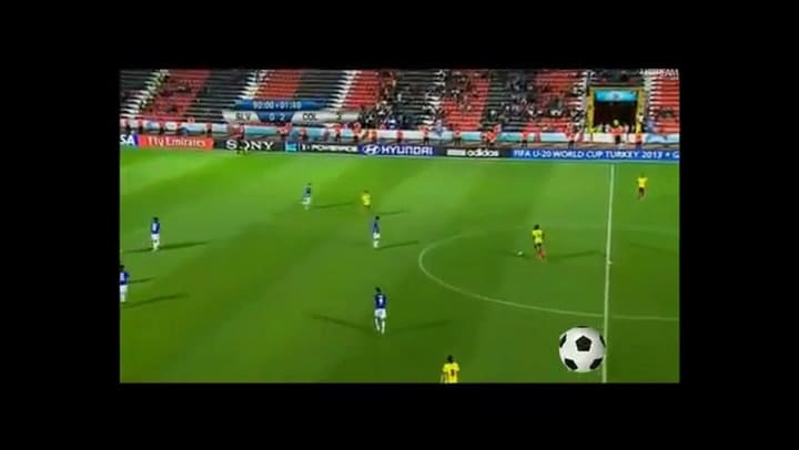 El zurdazo de Juan Fernando Quintero ante El Salvador fue escogido como el mejor gol del de la Copa