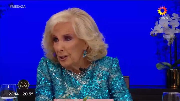 La divertida advertencia de Baby Etchecopar en la mesa de Mirtha Legrand
