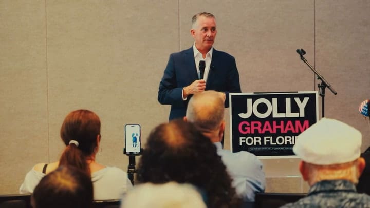 David Jolly habla del futuro de Florida durante su campaña electoral