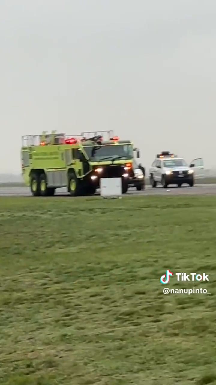 Ezeiza: el video de la evacuación del avión de Aerolíneas tras la amenaza de bomba
