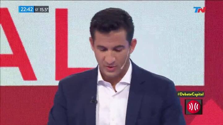 El cruce entre Matías Tombolini y Martín Lousteau, en el debate de candidatos