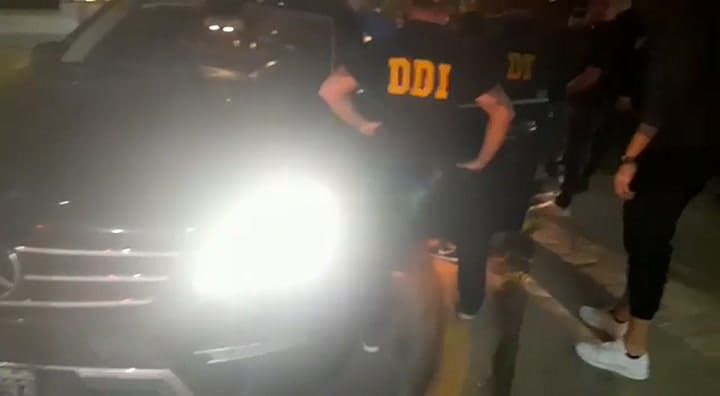 La detención del sospechoso