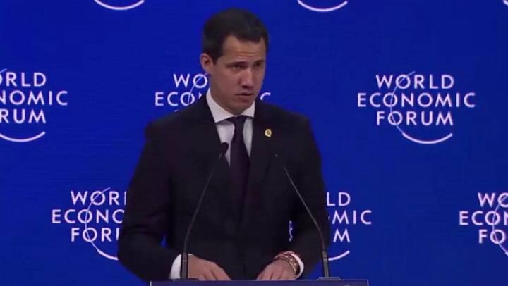El discurso de Juan Guaidó en Davos