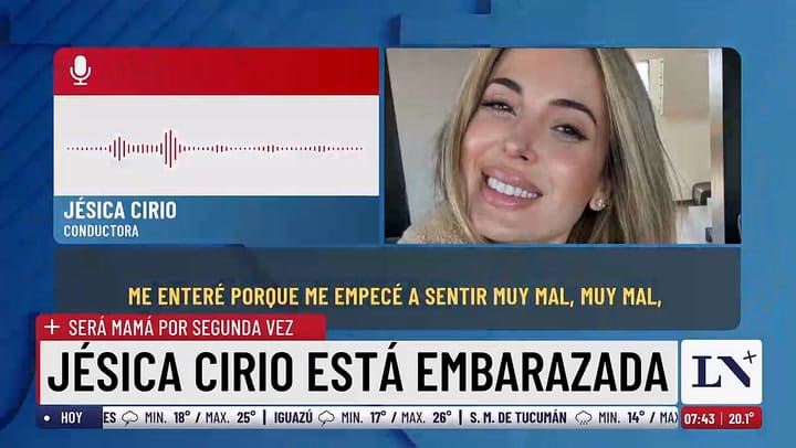 Jesica Cirio habló tras el anuncio de su embarazo