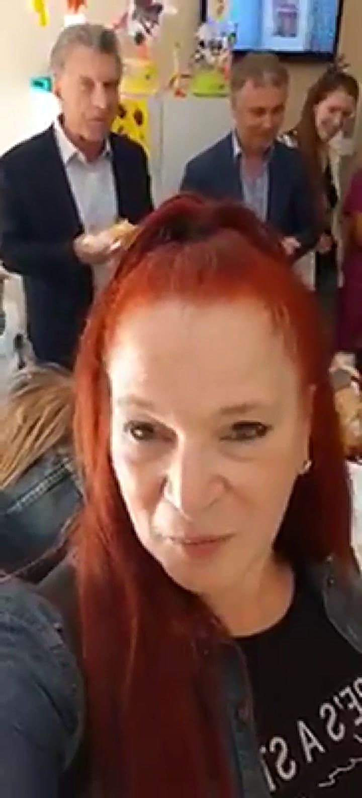 La visita de Macri