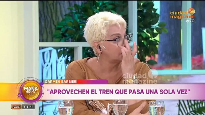 Filtraron un video íntimo de Tomás Holder y Carmen Barbieri se escandalizó