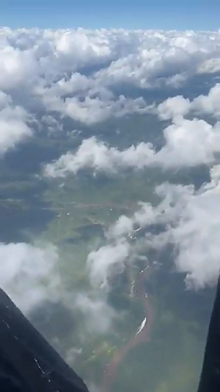 Los momentos de tensión que se vivieron en pleno vuelo