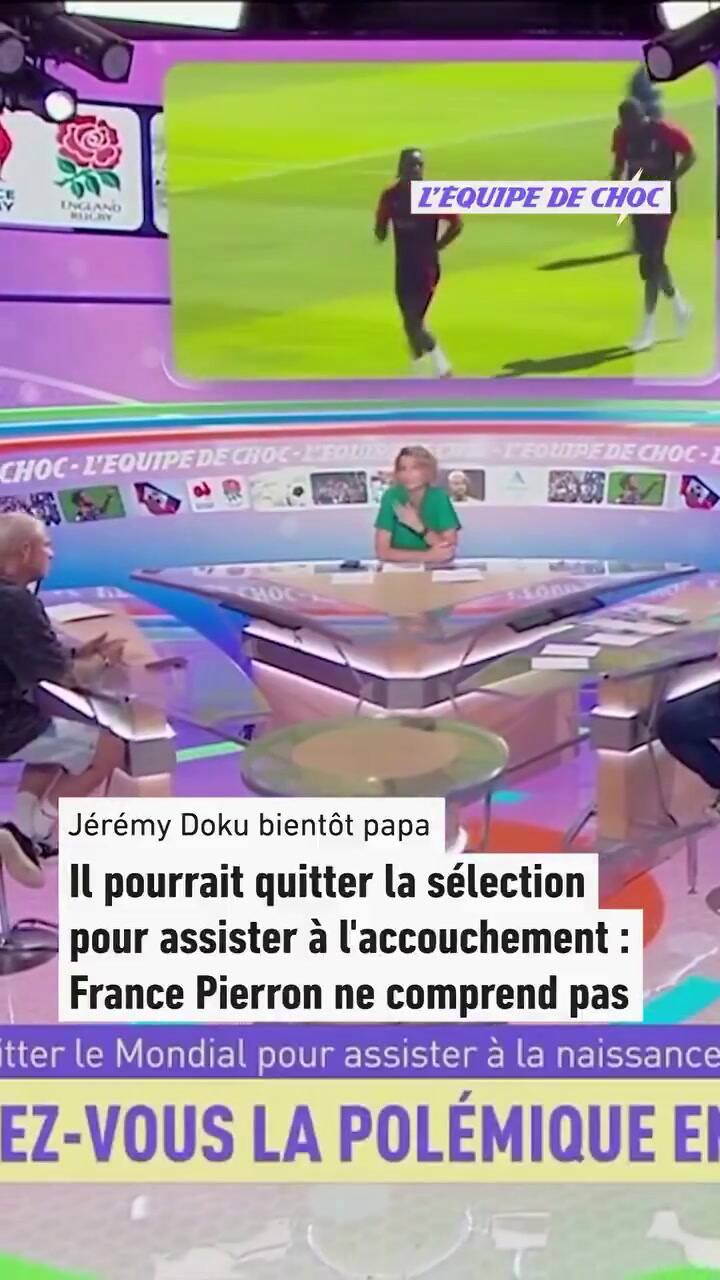 France Pierron cuestionó duramente a Jérémy Doku
