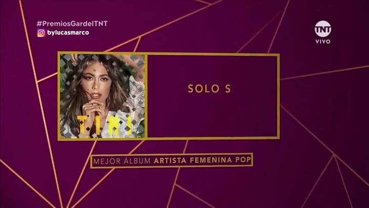 Lali Espósito gana el premio Gardel a mejor disco pop - Fuente: YouTube