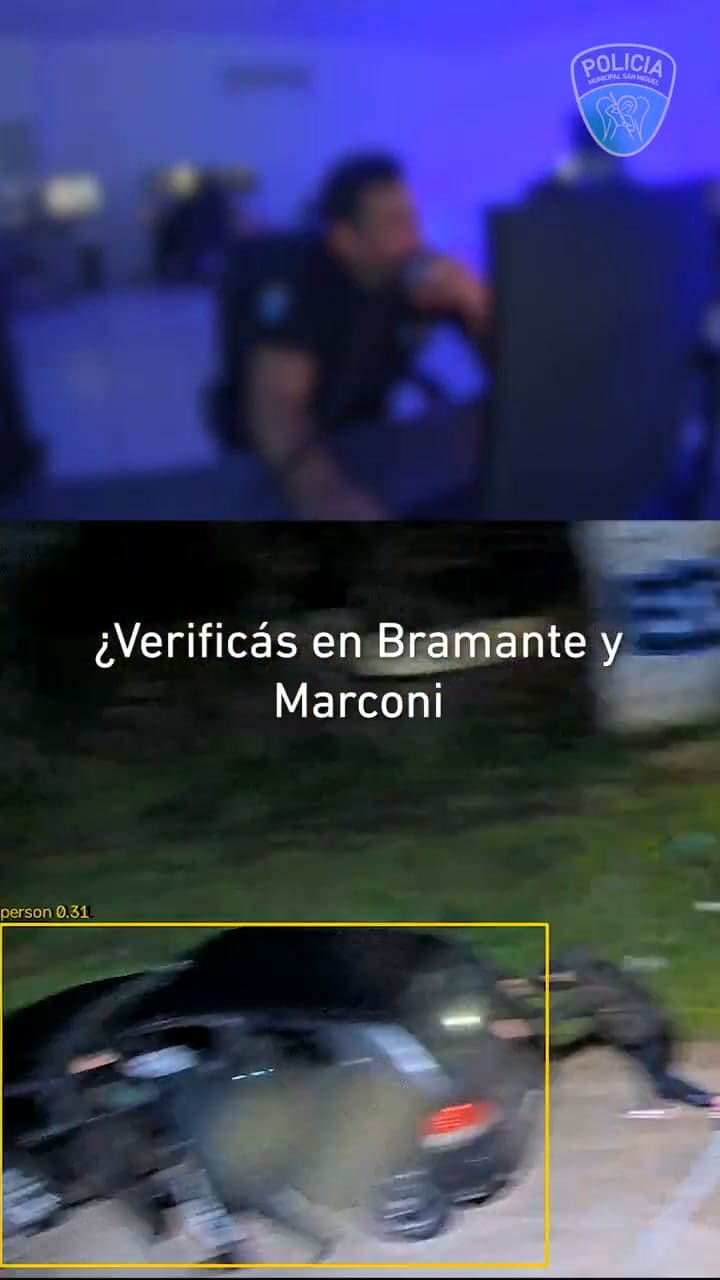 Así fue la detención de los dos ladrones