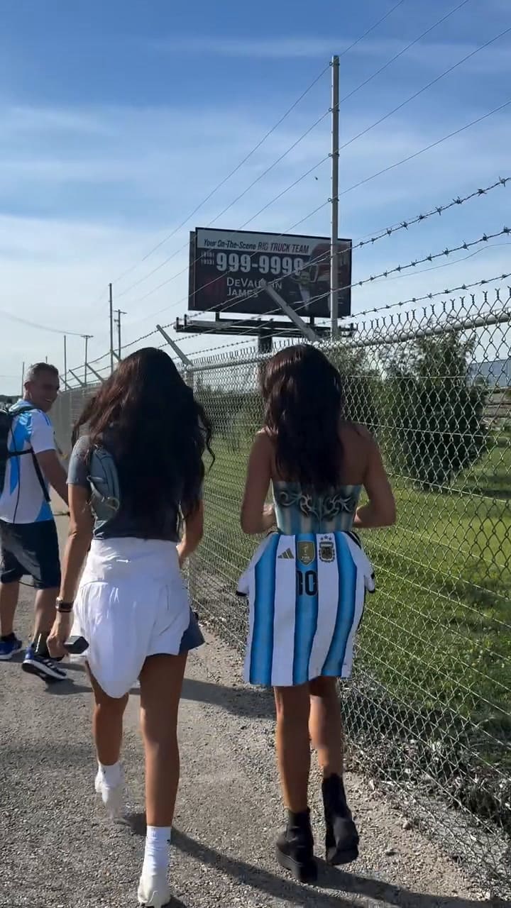 Zaira Nara compartilhou um vídeo sobre sua próxima conspiração com Pampita