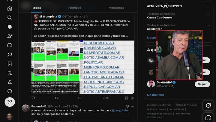 La defensa de Mario Pergolini en su programa