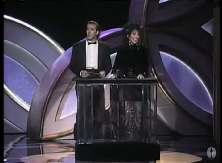 Sean Connery agradece el Oscar a mejor actor de reparto por Los Intocables