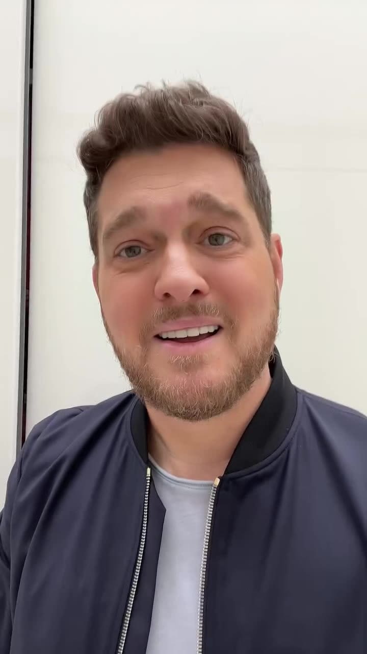 Michael Bublé mostró los "problemas de espacio" que tiene con Luisana Lopilato