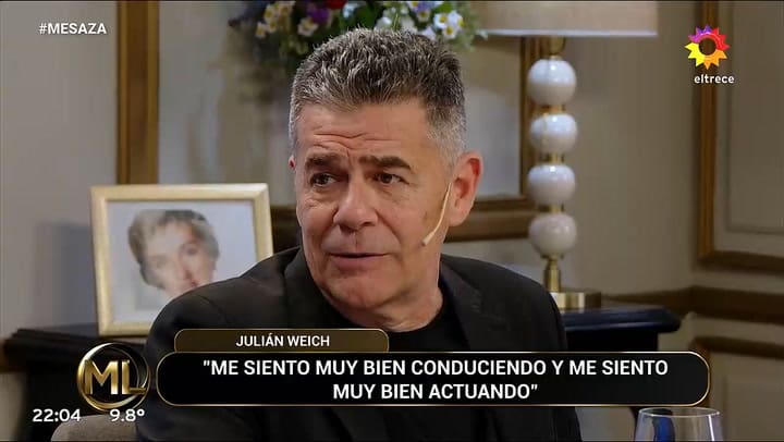 "Me fui 10 días con la mochila a vivir su vida", contó Julián Weich