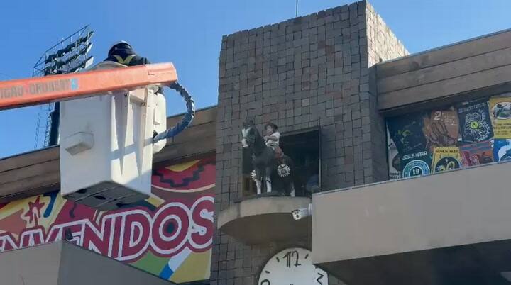 Bajaron el "Ico" de Jesús María para una puesta en valor