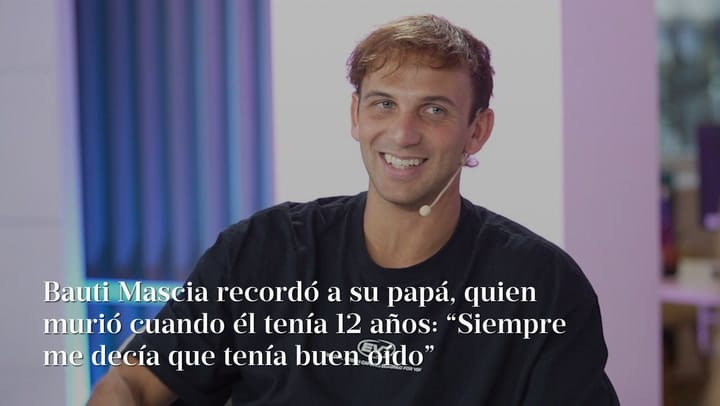 Bauti Mascia. El ganador de Gran Hermano recordó a su papá: “Él fue quien me enseñó a tocar la guitarra”