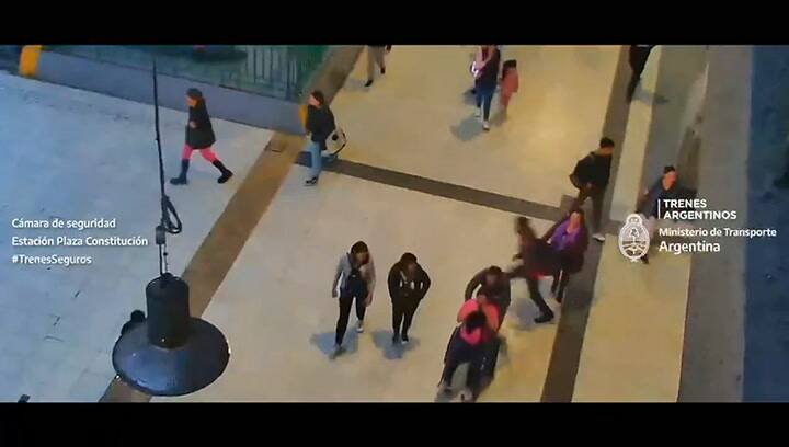 Nacimiento en la estación Constitución