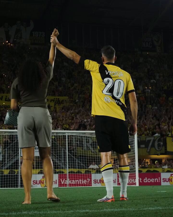 La emoción del jugador y su pareja