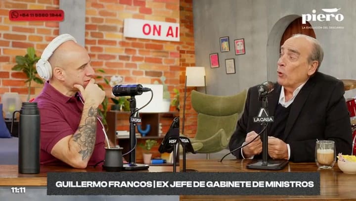 Guillermo Francos le recomienda a Milei no insultar más