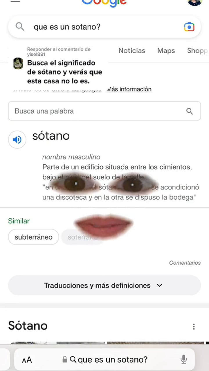La criticaron por cómo luce su sótano en EE.UU.
