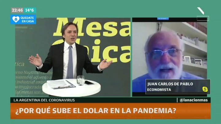 “Si se congelan los precios se vacían las góndolas, no es un tema conspirativo”,Juan Carlos de Pablo