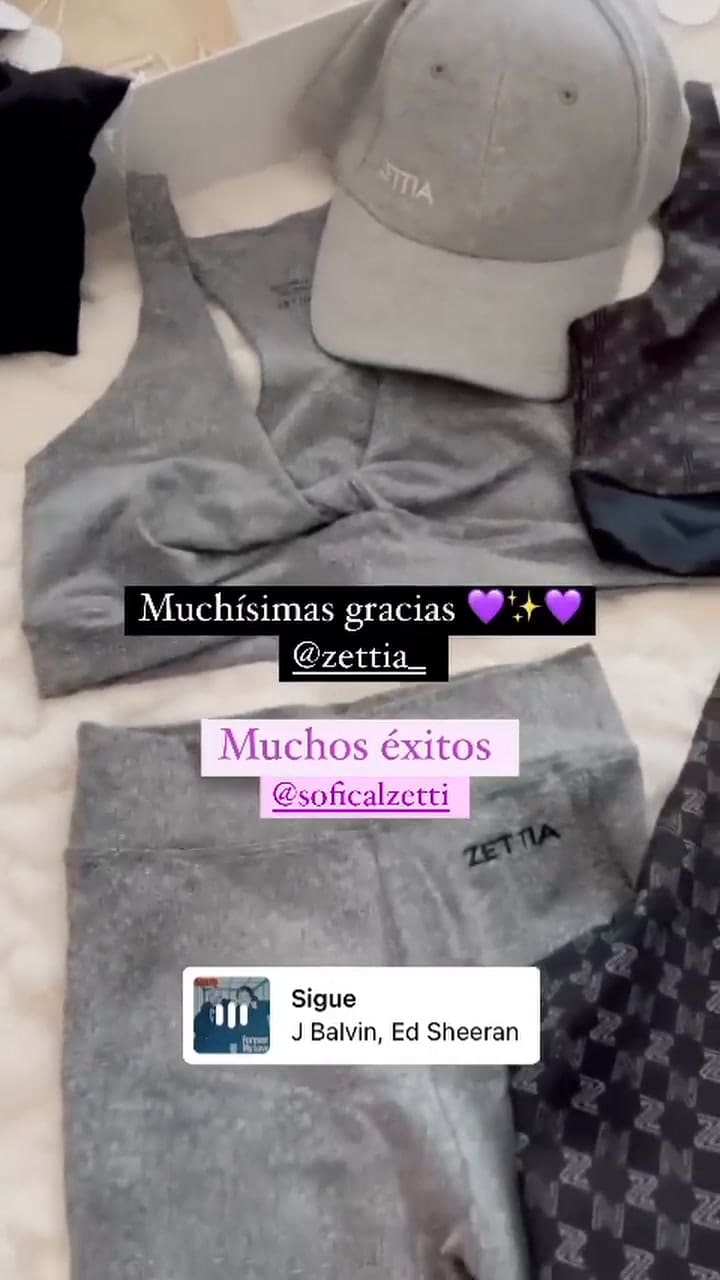 Antonela Roccuzzo promocionó el emprendimiento de Sofía Calzetti