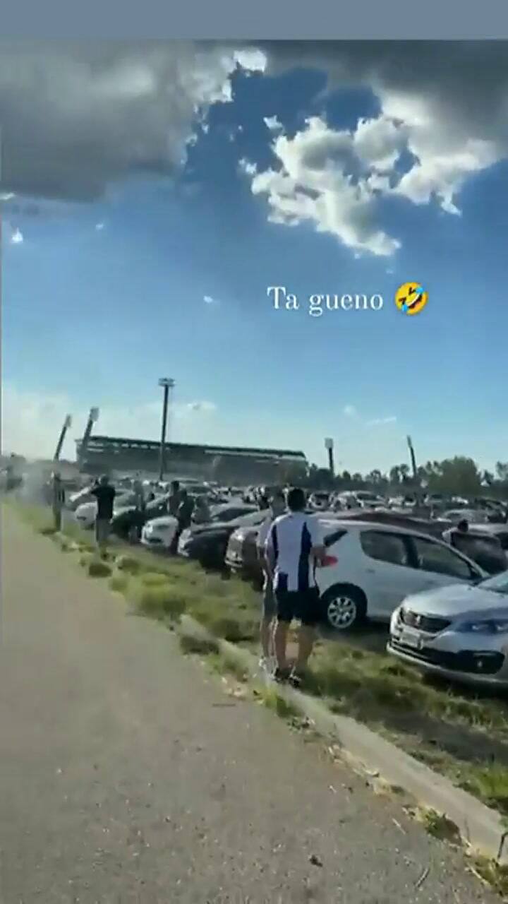 El video viral de los hinchas de Talleres
