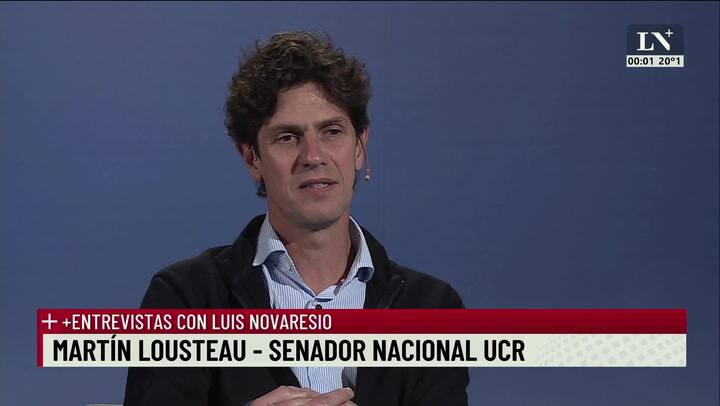Martin Lousteau: "Me dio verguenza la conferencia de prensa de Bullrich"; +Entrevistas con Novaresio