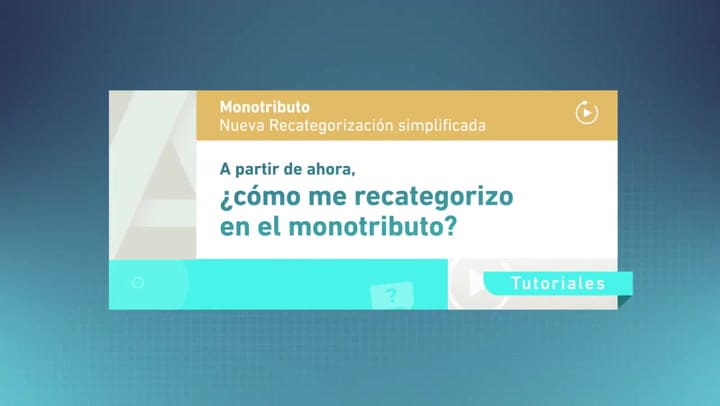 ¿Cómo me recategorizo en el monotributo