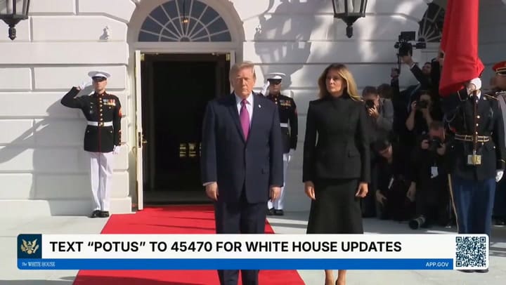 Trump recibe a Xi Jinping en la Casa Blanca