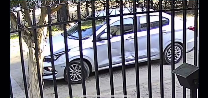 Así se registró a Morena Rial al volante del auto involucrado en una persecución en San Isidro
