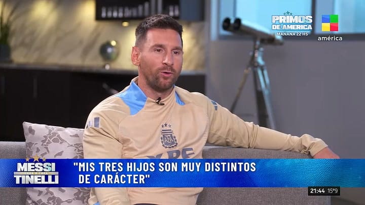 Leo Messi sorprendio al revelar cual de sus tres hijos es el mas parecido a el