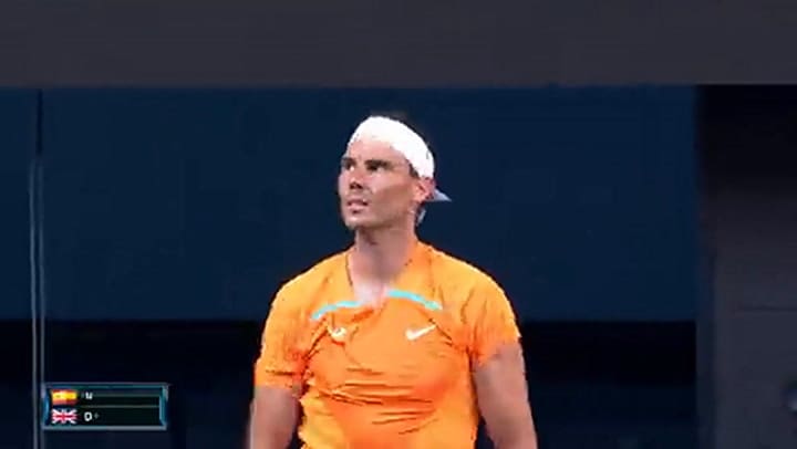 El punto de la victoria de Rafael Nadal vs. Draper