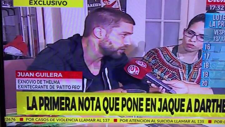 Juan Guilera dijo que Darthés lo contactó para avalar su versión - Fuente: Twitter