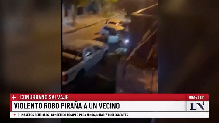 Le robaron el auto en medio de gritos de los vecinos